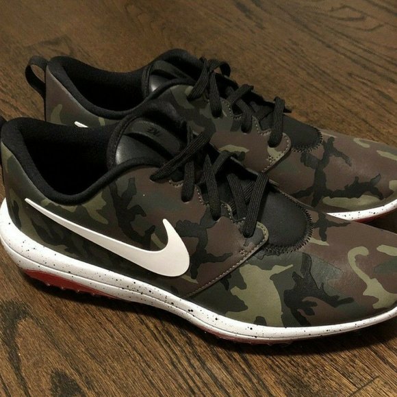 nike roshe camo golf shoes